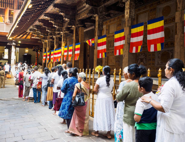 Buddhist temple in Sri Lanka