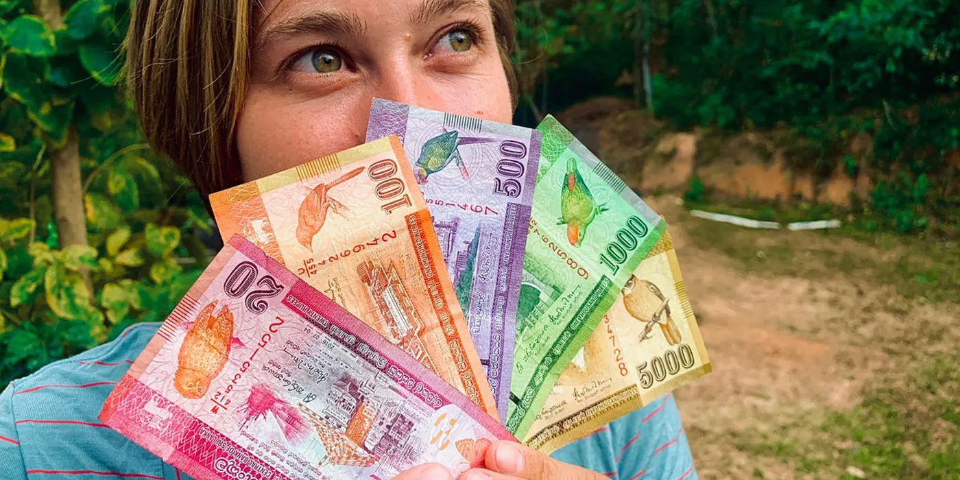 Sri Lankan Rupee cash notes